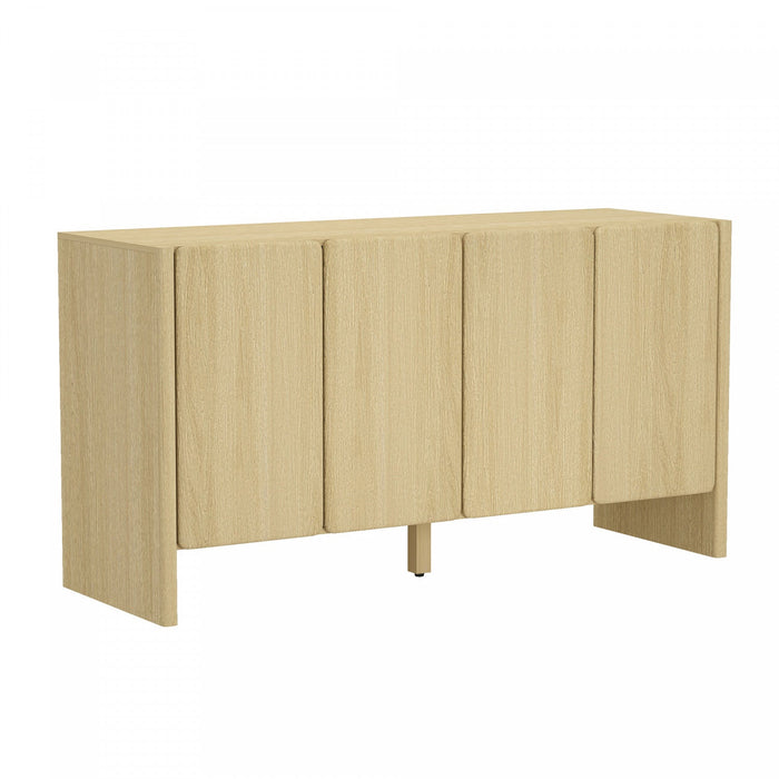 Linda Modern 60\" Sideboard in Natural Oak Buffet 