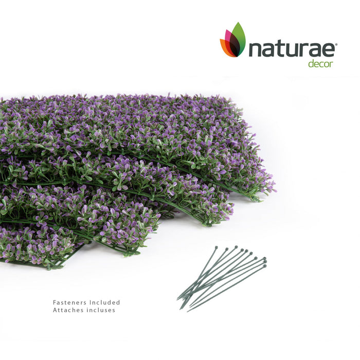 Artificial Lavender 20\"x 20\" Foliage Panel 4 Pieces 