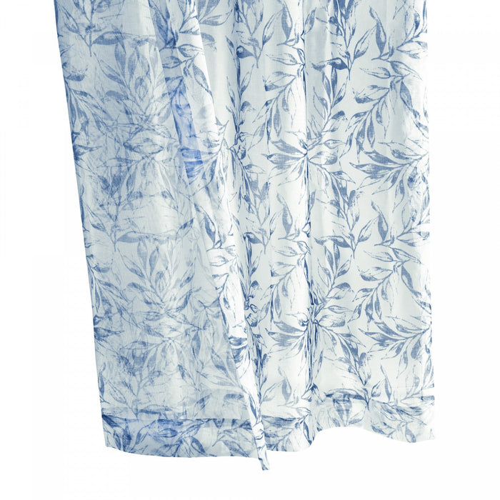 Habitat Jenny Indigo Light Filtering Grommet Curtain Panel - 52 x 95