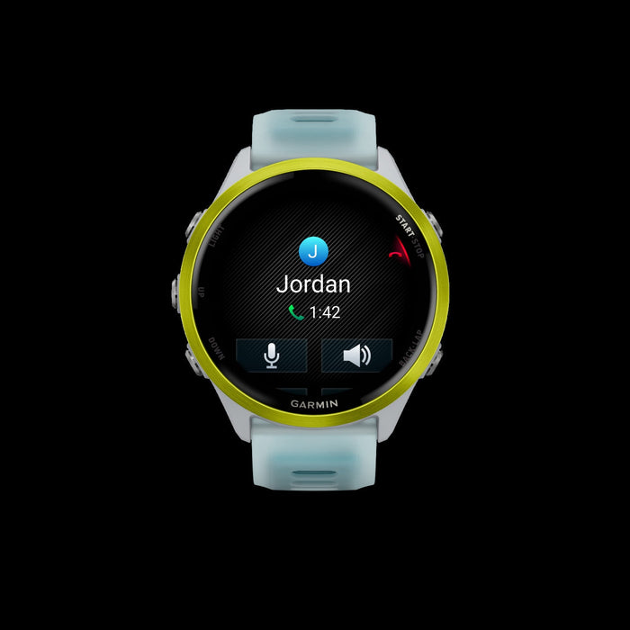 Garmin Forerunner 570 Smartwatch 47mm, Amoled, Amp Yellow Aluminum, Whitestone/turquoise, Gps Running Tracker, 11-day Battery