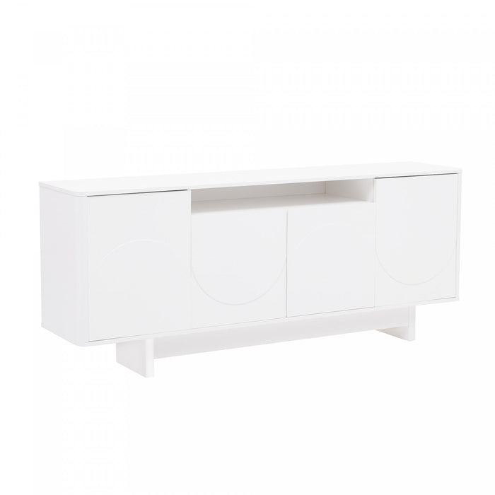 Ella Modern 71\" Sideboard in White 