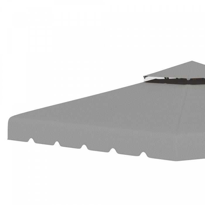 Outsunny 9.8' X 9.8' Gazebo Replacement Canopy, Gazebo Top Cover With Double Vented Roof For Garden 