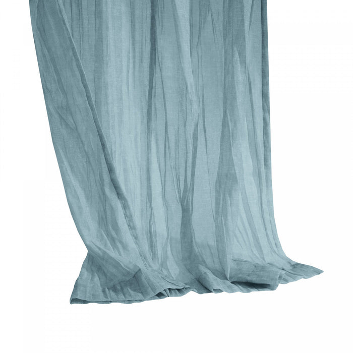 Habitat Paloma Cream Sheer Dual Header Curtain Panel - 52 x 63