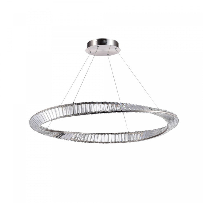 Stella 65 W LED Satin Nickel Pendant
