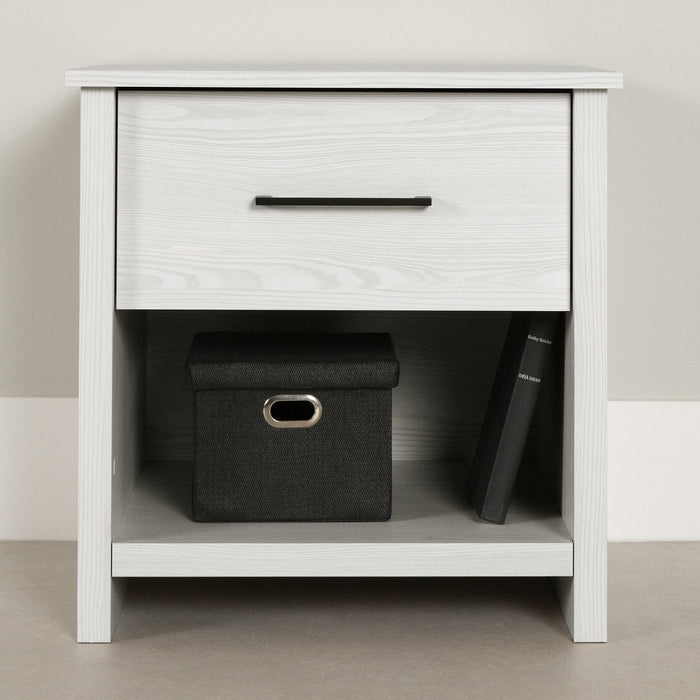 Fernley 1-Drawer Nightstand - White Pine