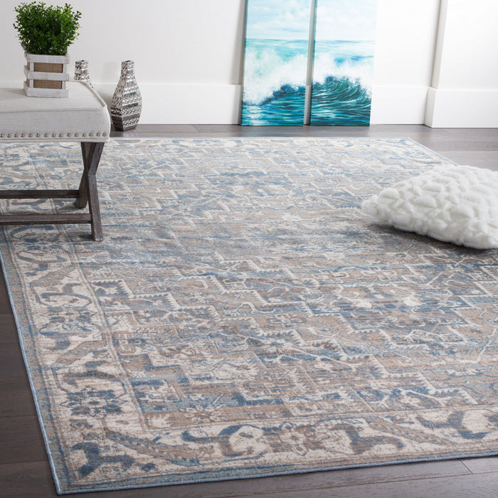 Shi Vin Diamond Blue 3x5 Area Rug