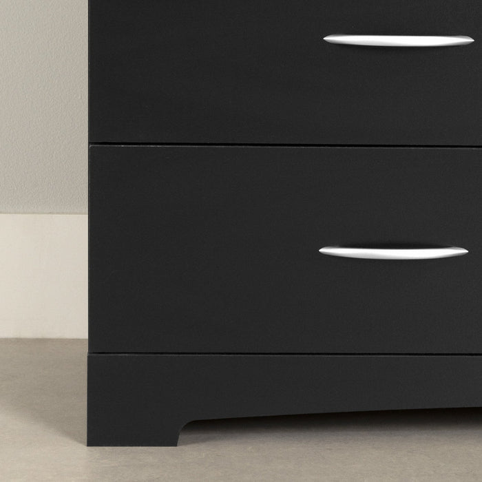 Step One 5-drawer Chest - Pure Black 