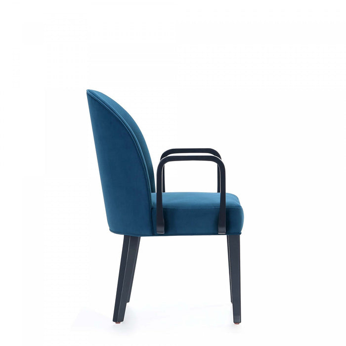 Hillman Modern 8-Piece Dining Chair Set in Blue 