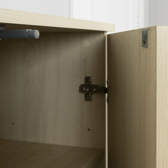 Arum 2-door Accent Cabinet - Bleached Oak 