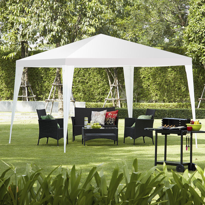 Costway 10'x10' Wedding Party Event Tent Canopy Gazebo Pavilion Cater Heavy Duty