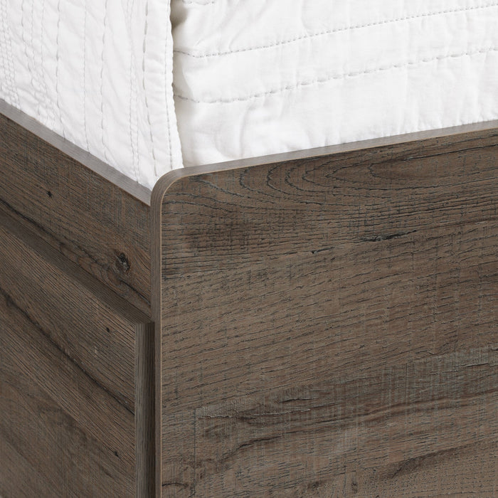 Hazen Mates Twin Bed - Fall Oak