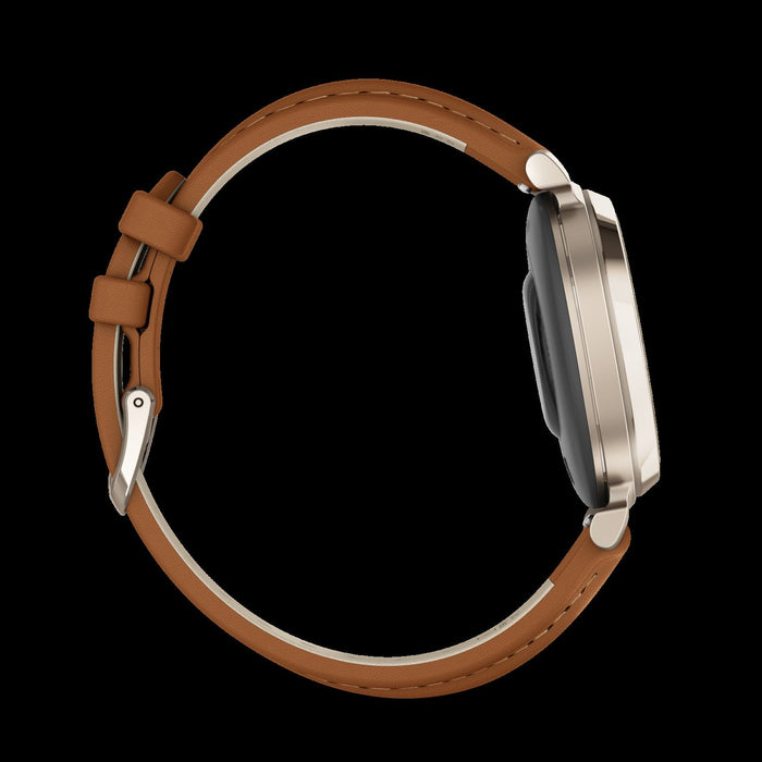 Garmin Lily™ 2 Smartwatch - Health Tracking With Stylish Patterned Lens, Touchscreen - Cream Gold
