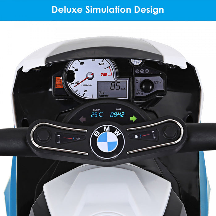 Costway Kids Ride On Motorcycle Bmw Licensed 6v Electric 3 Wheels Bicycle W/ Music&light