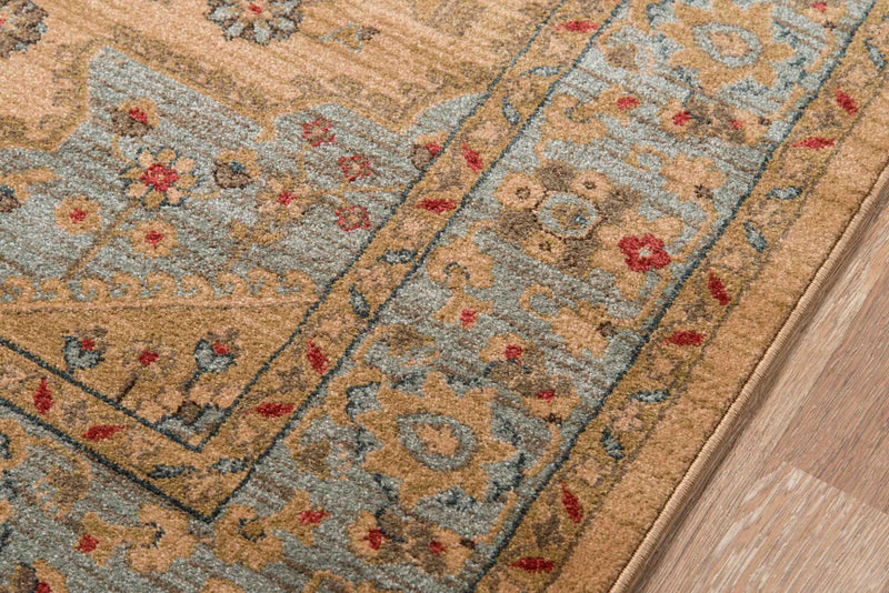 Lynda Traditional 2'3\" x 7'6\" Runner Rug in Ivory Indoor Area Rug 