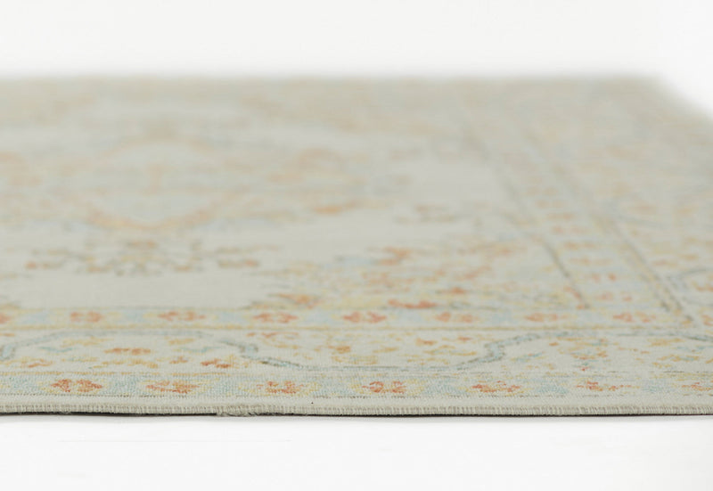 Esme Traditional 9'3\" x 11'10\" Area Rug in Ivory Indoor Area Rug 