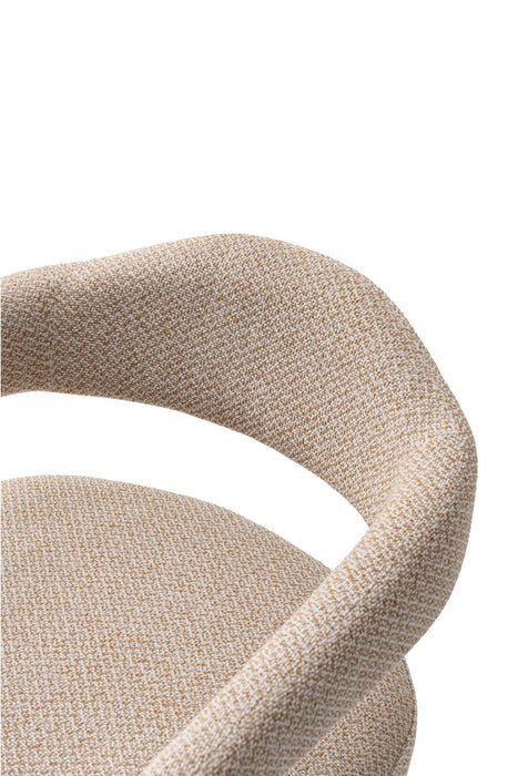 Aspen and Hathaway Modern Industry Chic 5-Piece Dining Set in Silver Lining and Black 