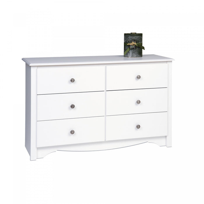 Monterey Kids 6-Drawer Dresser - White