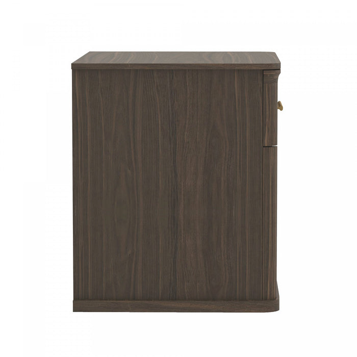 Clifford Traditional Nightstand in Walnut (1-Drawer) 
