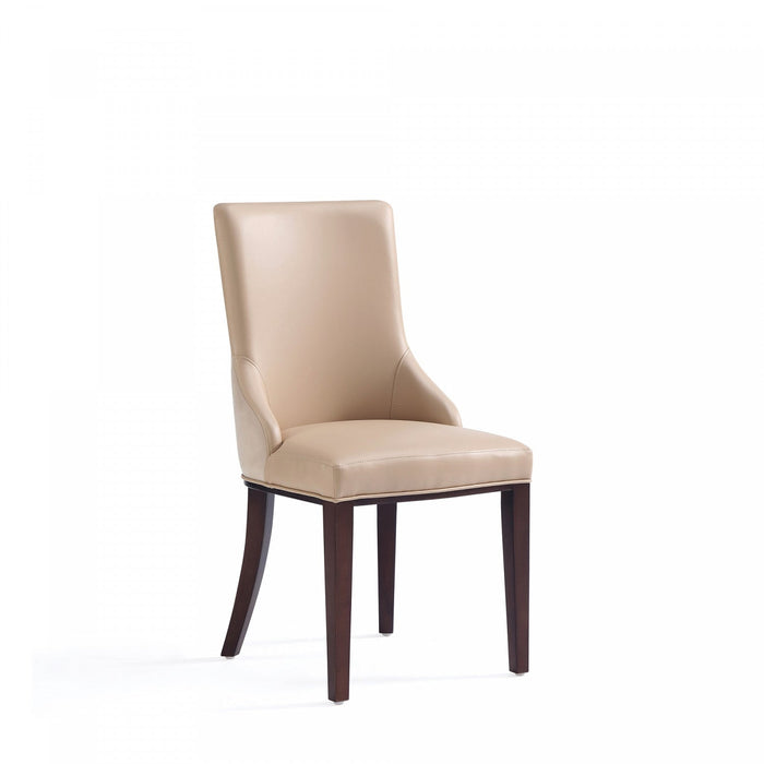 Shubert Modern 8-Piece Dining Chair Set in Tan 