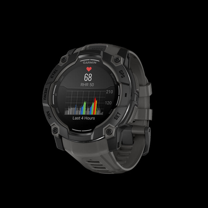 Garmin Instinct 3 Amoled Smartwatch 50 Mm - Rugged Militart Spec 810, Compass, Barometric Altimeter 