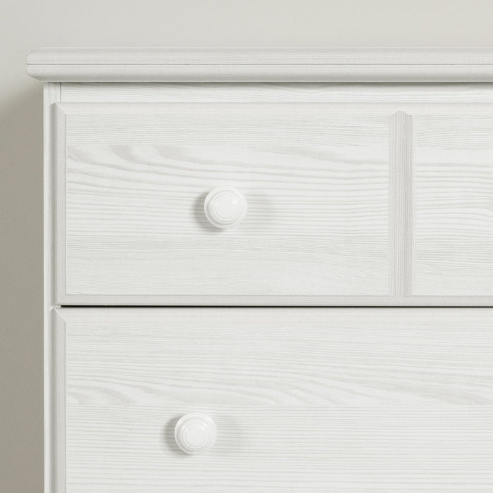 Summer Breeze 5-Drawer Chest - White Pine
