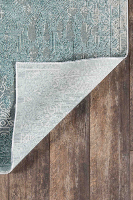 Elysia Traditional 8'11\" x Area Rug in Blue Indoor Area Rug 