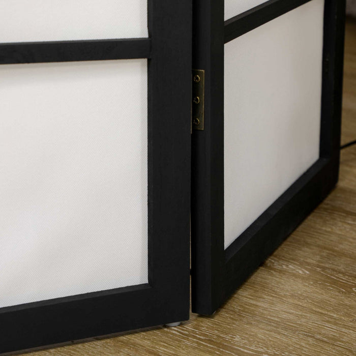 Homcom 3-panel Room Divider Folding Privacy Screen For Bedroom