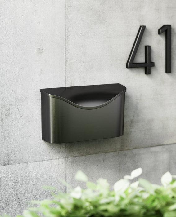 Umbra Steel Postino Outdoor Mailbox - Black