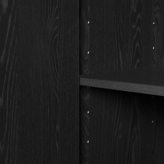 Oxford 2-Door Storage Cabinet - Black Oak 