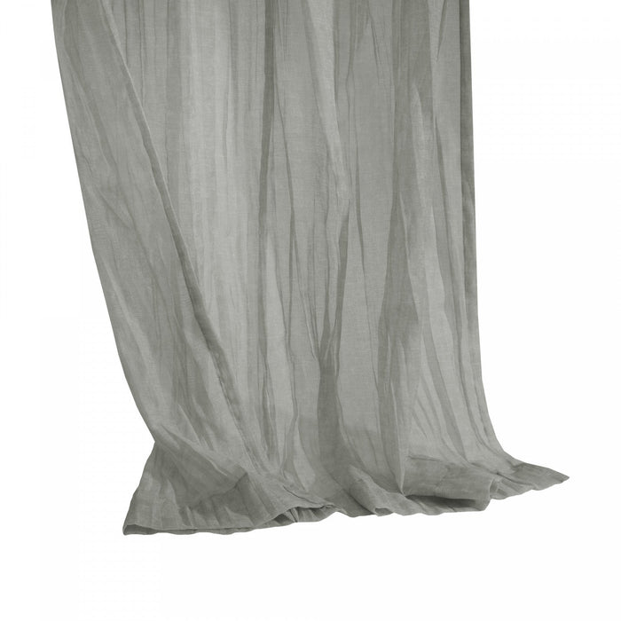 Habitat Paloma Pale Thyme Sheer Dual Header Curtain Panel - 52 x 84