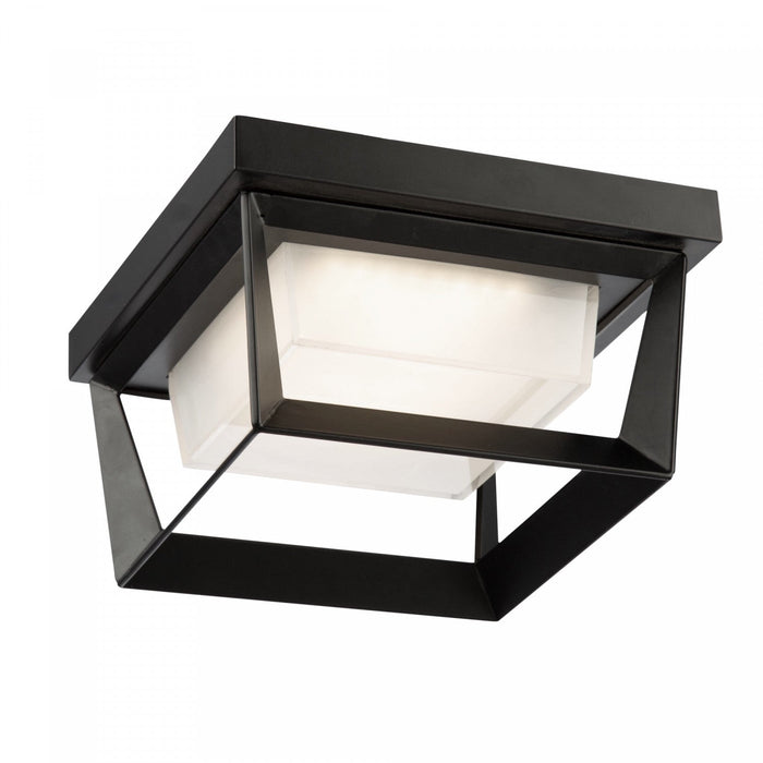 Waterbury 12 W LED Black Outdoor Flush Mount 