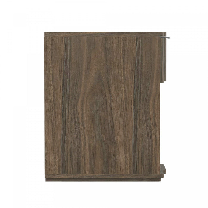 Clive Mid-Century Modern 22\" Nightstand in Walnut (1-Drawer) 