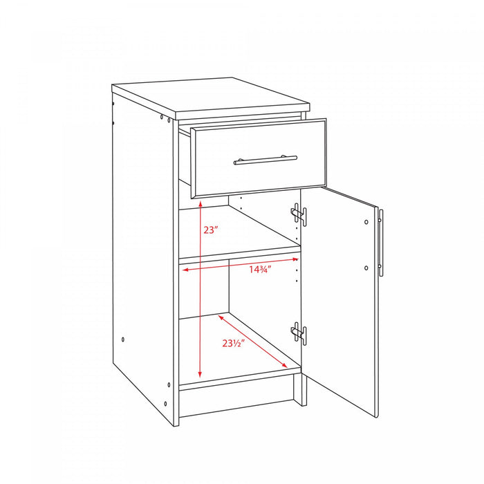 Elite 16\" Base Cabinet - White