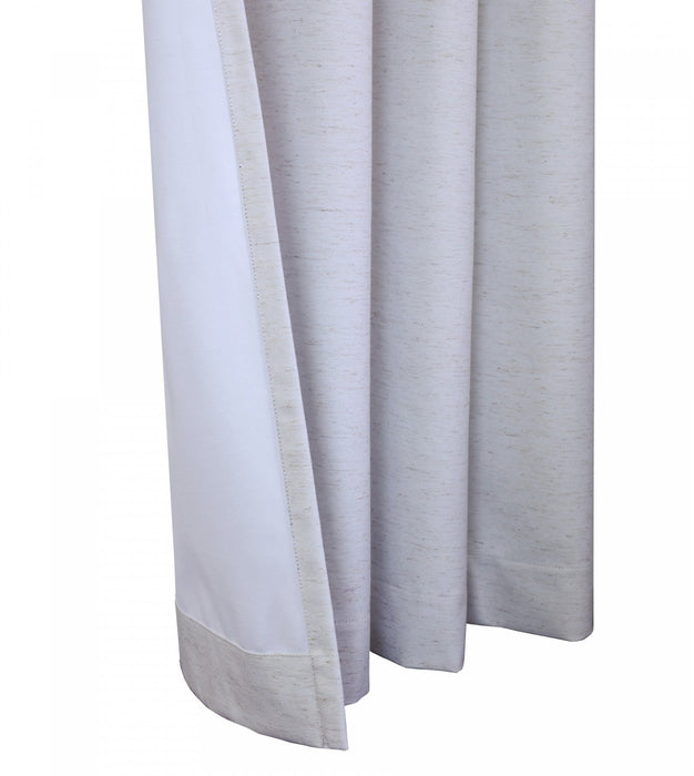 Thermaplus Suprema White Blackout Grommet Curtain Panel - 52 x 95