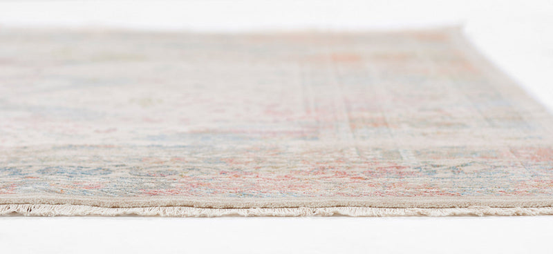 Ethel Traditional 5'0\" x Area Rug in Multi Indoor Area Rug 