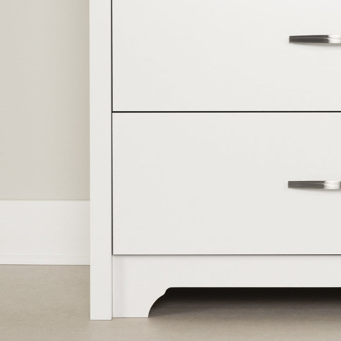Fusion 6-drawer Dresser - Pure White 