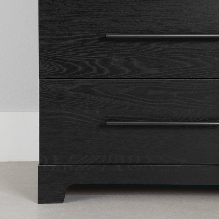 Primo 5-Drawer Chest - Black Oak