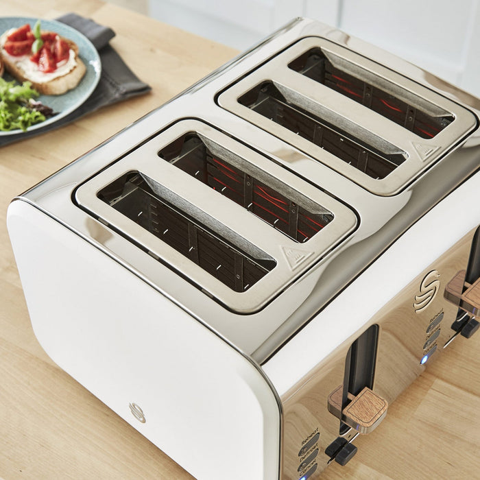 Salton Swan Nordic 4-Slice Toaster - ST14620WHTN