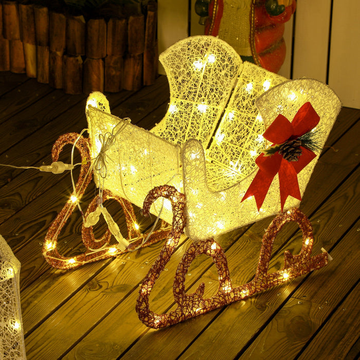 Outsunny Light Up Reindeer Christmas Decoration With 170 LED Lights