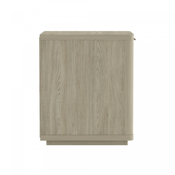 Evelyn Modern 20\" Nightstand in Natural (1-Drawer) 