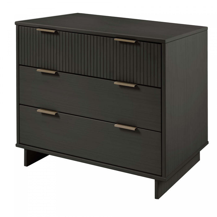 Granville Modern 2-Piece Dresser Set in Charcoal Gray 