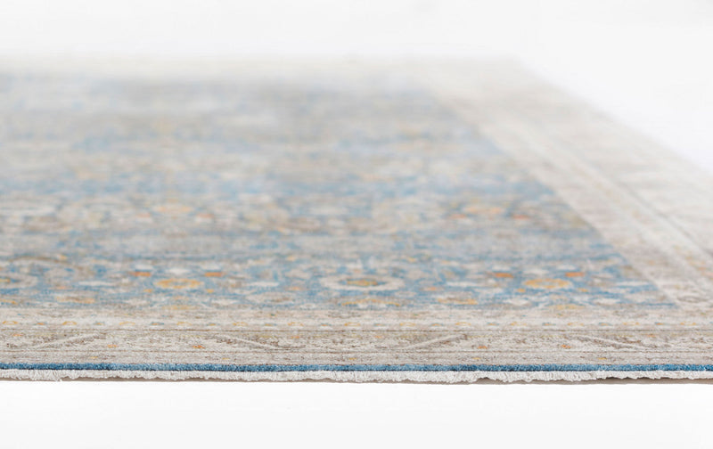 Gianna Traditional 2'6\" x 8'0\" Runner Rug in Blue Indoor Area Rug 