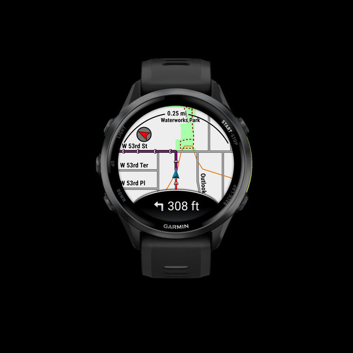 Garmin Forerunner 970 Smartwatch 47mm, Amoled, Carbon Gray Titanium, Gps Fitness Tracker, Running, Triathlon, 15-day Battery