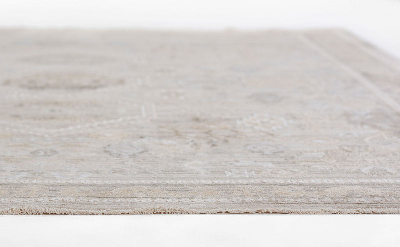 Eleanor Traditional 7'10\" x 10'10\" Area Rug in Grey Indoor Area Rug 