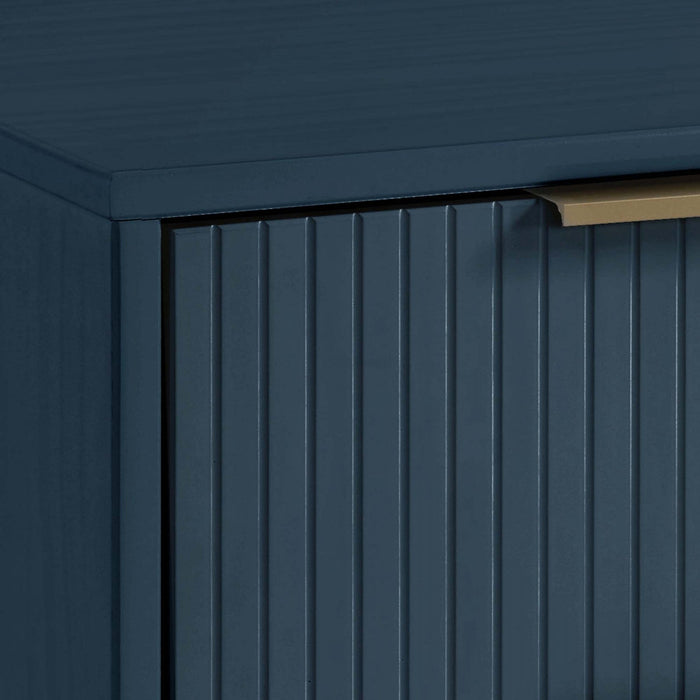 Granville Modern 55\" Sideboard in Midnight Blue Buffet 