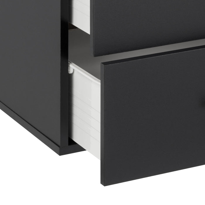 Hangups 3-Drawer Base Storage Cabinet - Black