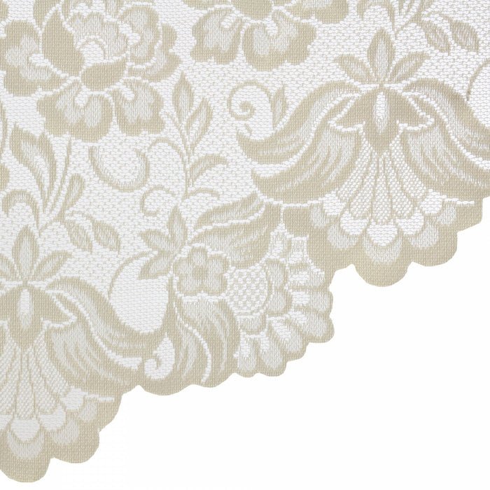 Habitat Limoges Ivory Sheer Rod Pocket Swag Valance Set - 72 x 32