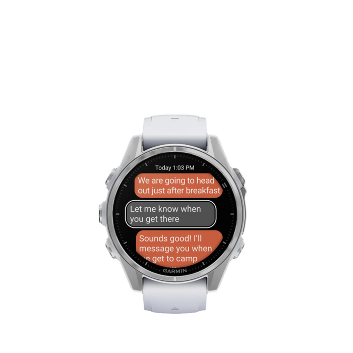Garmin Fēnix 8 Amoled Smartwatch 43mm - Gps, Compass, Gyroscope And Barometric Altimeter Silver 