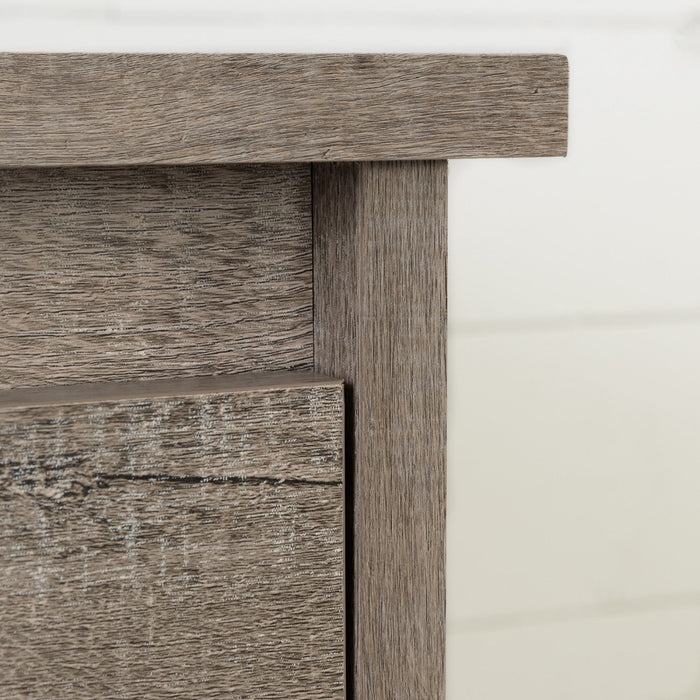 Tassio 5-Drawer Chest - Weathered Oak 