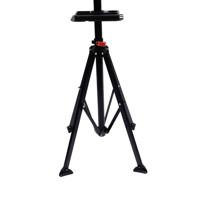 Homcom Height Adjustable Bike Repair Stand, Foldable Home Bicycle Maintenance Rack With Quick Releas
